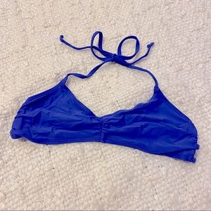 Aerie Royal Blue Strappy Halter Bikini Top